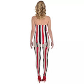 Women's Vintage Circus Bodysuit Costume - Halloween Accessory